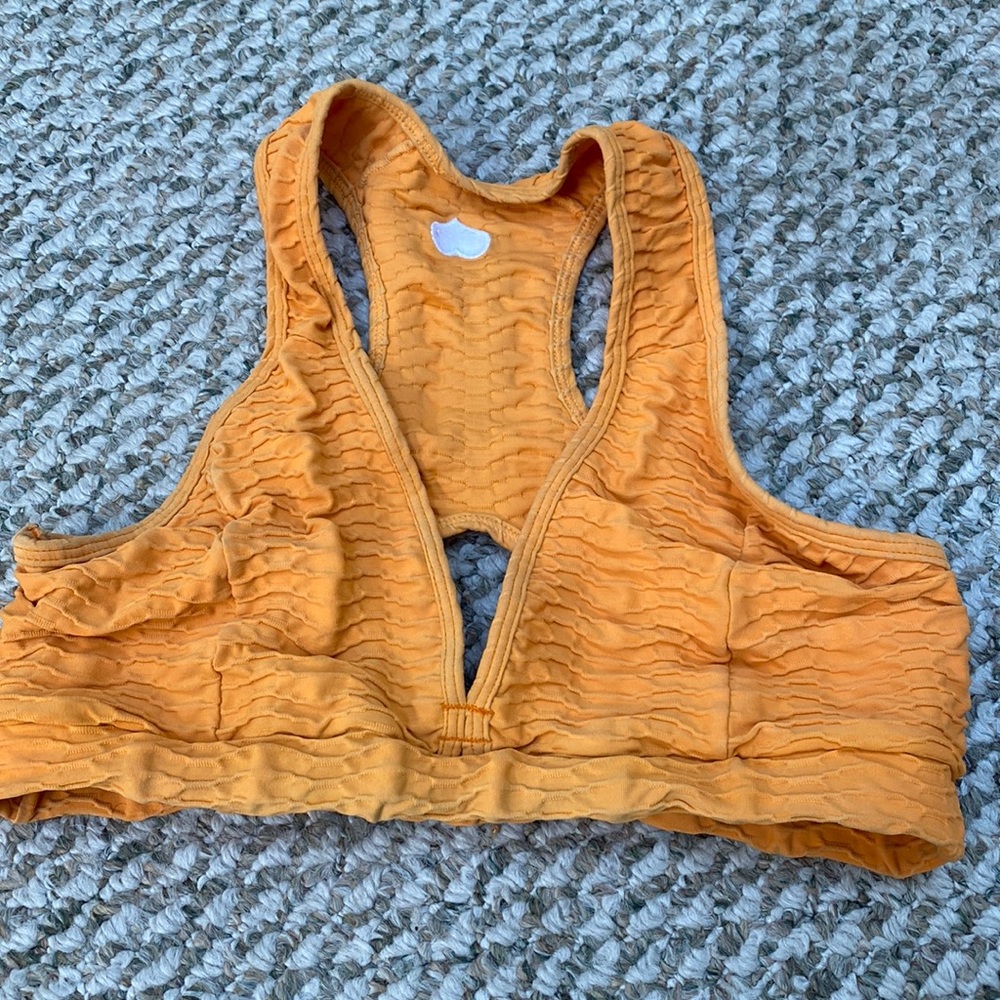 Original orange booty by brabants sports bra
